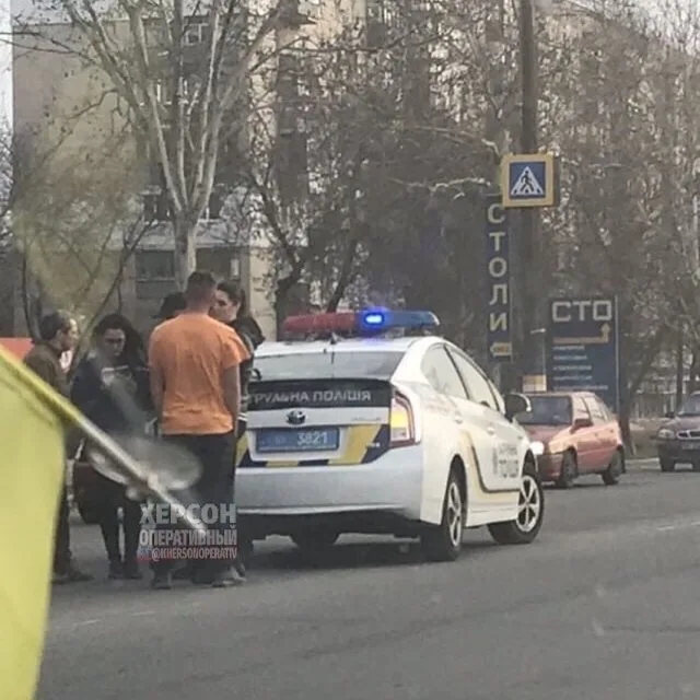 В Херсоне произошло ДТП на Бериславском шоссе