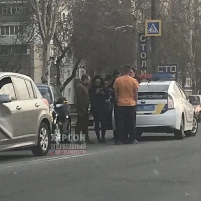 В Херсоне произошло ДТП на Бериславском шоссе