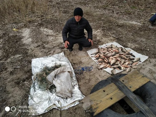 За неделю Херсонский рыбоохранный патруль изъял у браконьеров почти 90 кг биоресурсов и 2 км сетей