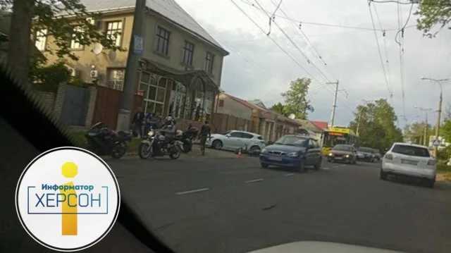 На Перекопской произошло ДТП с участием мотоцикла