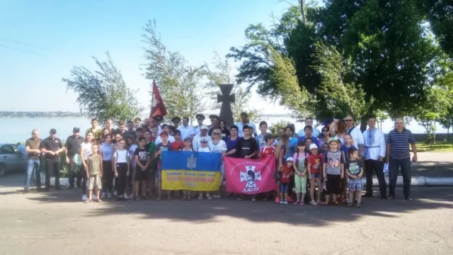В Каховке казаки вспоминали Запорожскую Сечь и императрицу