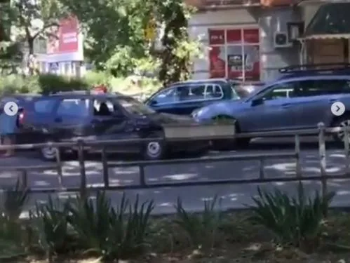 На площади Ганнибала столкнулись 6 автомобилей