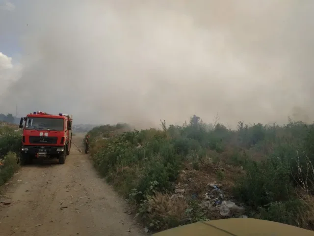 В Голой Пристани масштабный пожар