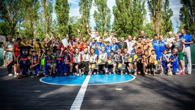 На Херсонщине прошел Фестиваль минибаскетбола