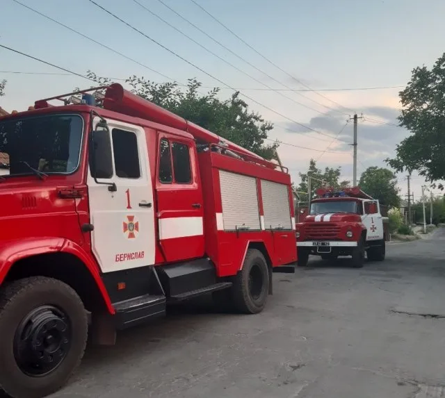 В Бериславе горело частное домохозяйство