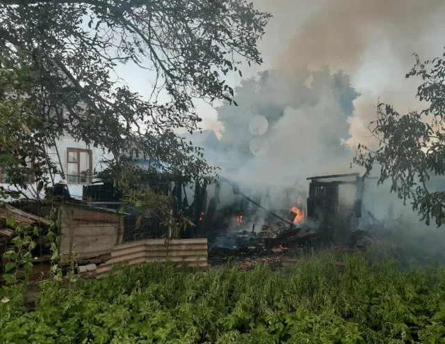 В Бериславе горело частное домохозяйство