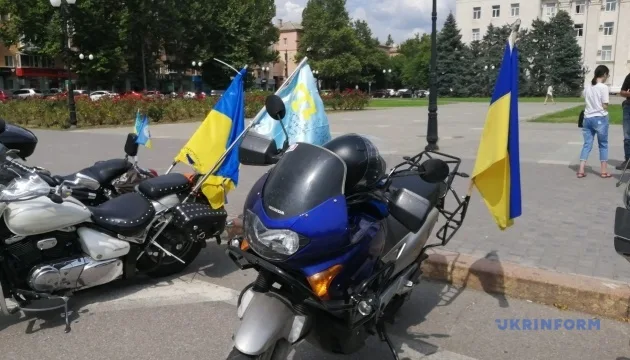 “Мотопробег единства” добрался до Херсона