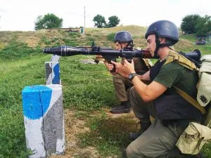 На Херсонщине проходят сборы снайперов и гранатометчиков Нацгвардии