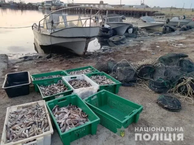 На Херсонщине водная полиция обнаружила очередной факт рыбного браконьерства