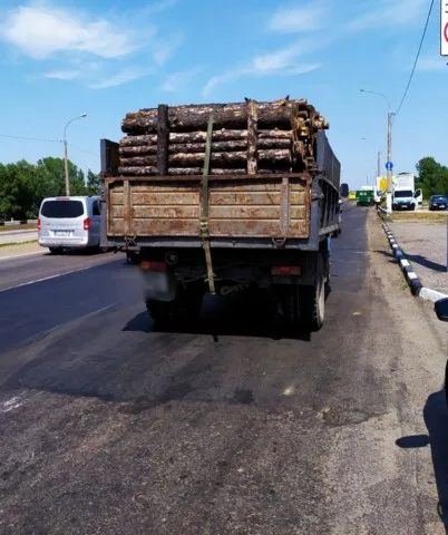 На Херсонщине полиция проверяет законность перевозки лесоматериалов