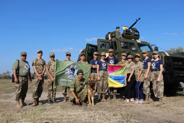 Пограничники встретились жителями Голой Пристани