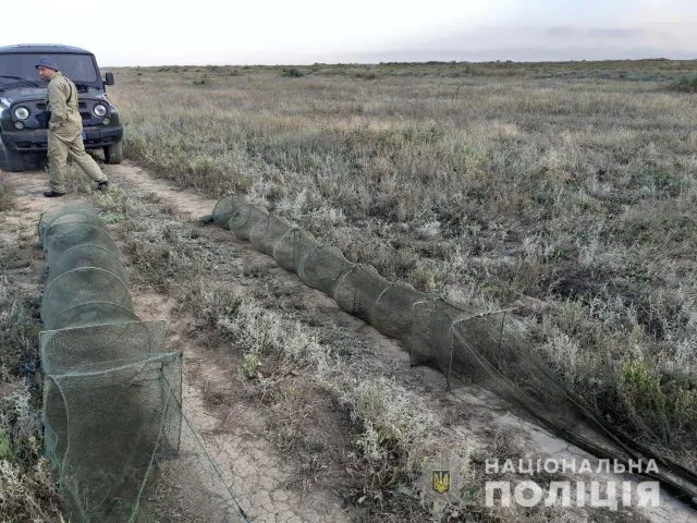 На Херсонщине водные полицейские выявили браконьерские снасти