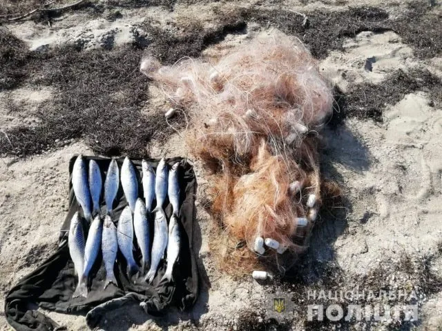 На Сиваше водная полиция задержала браконьера с уловом пелингаса