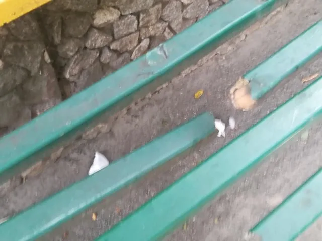 Вандалы растрощили лавочки в Херсоне