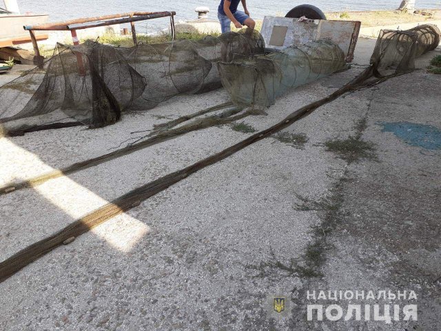 На Херсонщине водные полицейские выловили браконьерские снасти с уловом на 45 тыс. грн