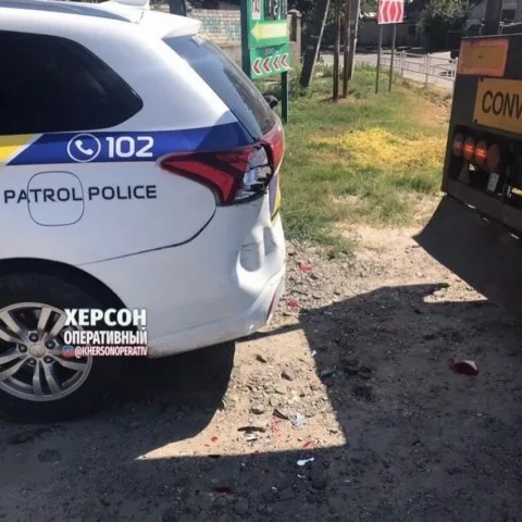 В ДТП под Антоновкой попала машина патрульных