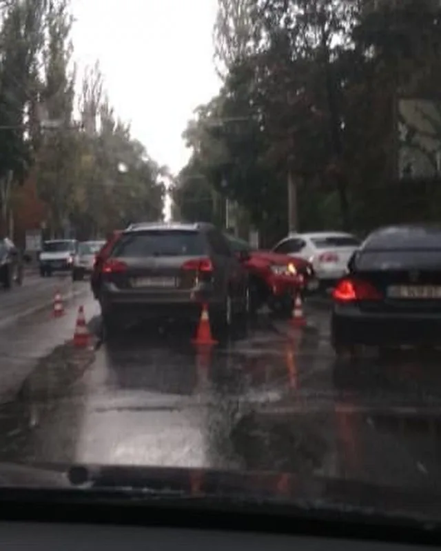 В центре Херсона произошло очередное ДТП