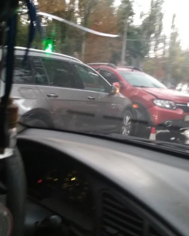 В центре Херсона произошло очередное ДТП