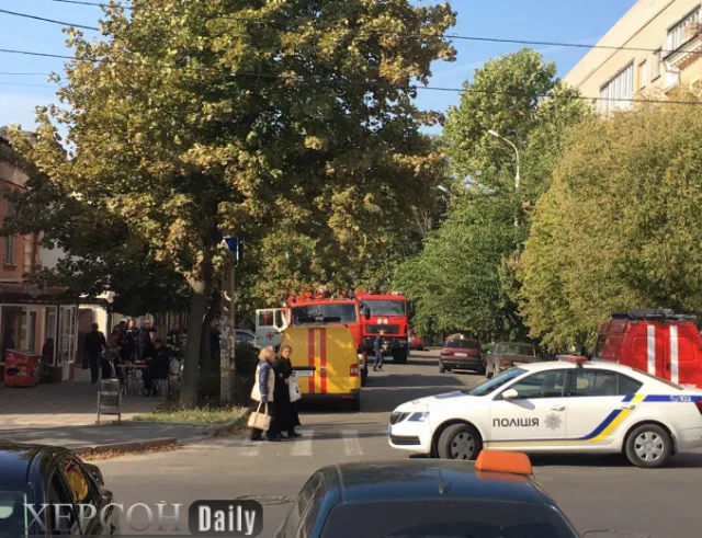 В центре Херсона загорелся газовый баллон. Есть пострадавший