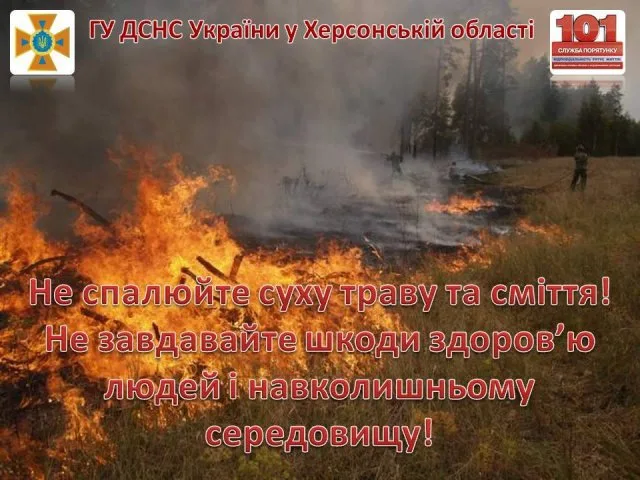 Вчера на открытых территориях области трижды горел сухостой