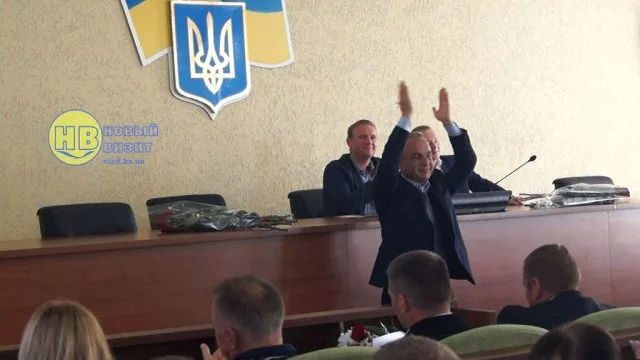 В Геническе провожали Воробьева и встречали Онищенка
