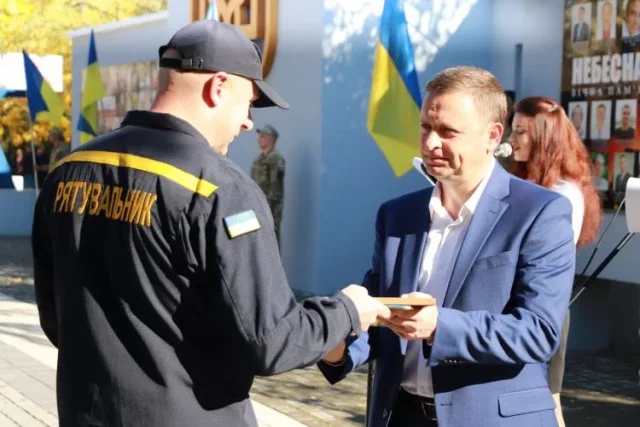 В Херсоне почтили защитников Украины