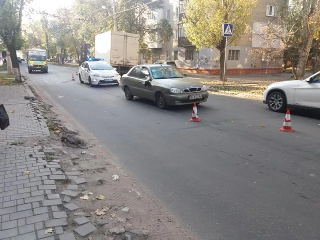 В Херсоне на пешеходном переходе сбили пешехода