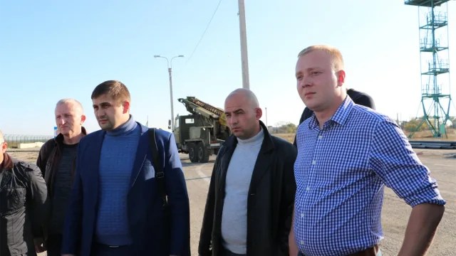 В ближайшее время на КПВВ «Чонгар» положат асфальт и установят бордюры