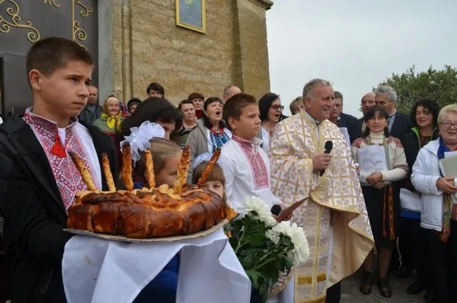На Херсонщине освятили один из старейших кастелов, в котором 80 лет хранили зерно