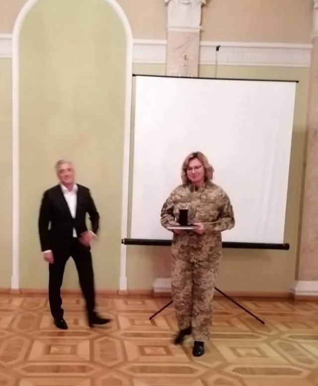 Боевой медик медицинской роты 57 отдельной мотопехотной бригады получила орден “Медицинская слава Украины”