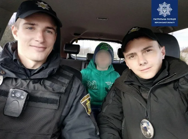 В Херсоне патрульные полицейские нашли пропавшего 5-летнего ребенка