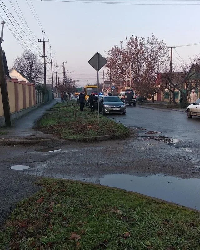 В Херсоне в ДТП едва не взорвалась маршрутка