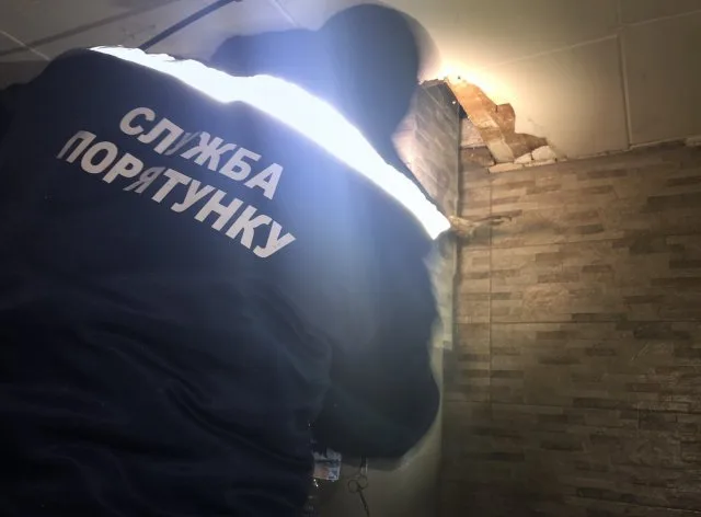В Геническе тушили перекрытия в частном доме