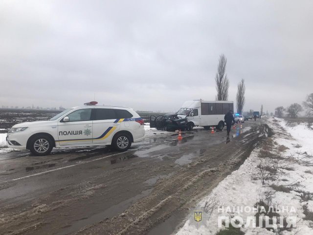На Херсонщине полиция выясняет обстоятельства ДТП с тяжелыми последствиями