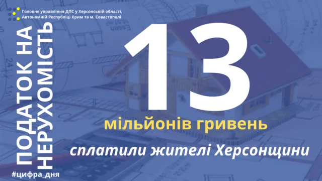 Херсонцы перечислили общинам 13 млн. гривен за недвижимость
