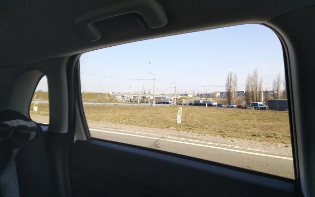 На трассе возле Олешек – автомобильная пробка