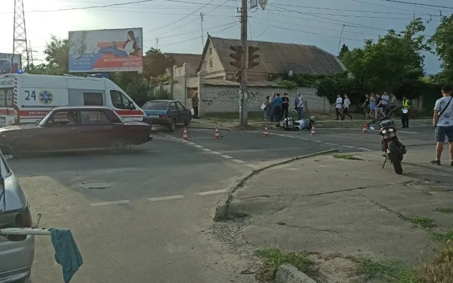 В Херсоне на Шуменском – вечернее ДТП