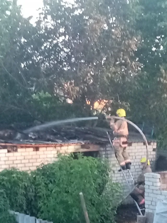 В Бериславском районе пожарные потушили возгорание сена