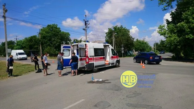 В Геническе в ДТП серьезно пострадавшая женщина