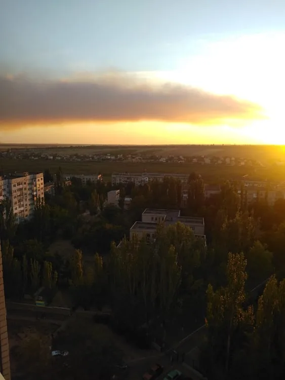 В Херсоне масштабный пожар