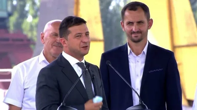 Перед Зеленским Виктора Плохушко представили как кандидата на главу Генической ОТГ от “Слуги народа”
