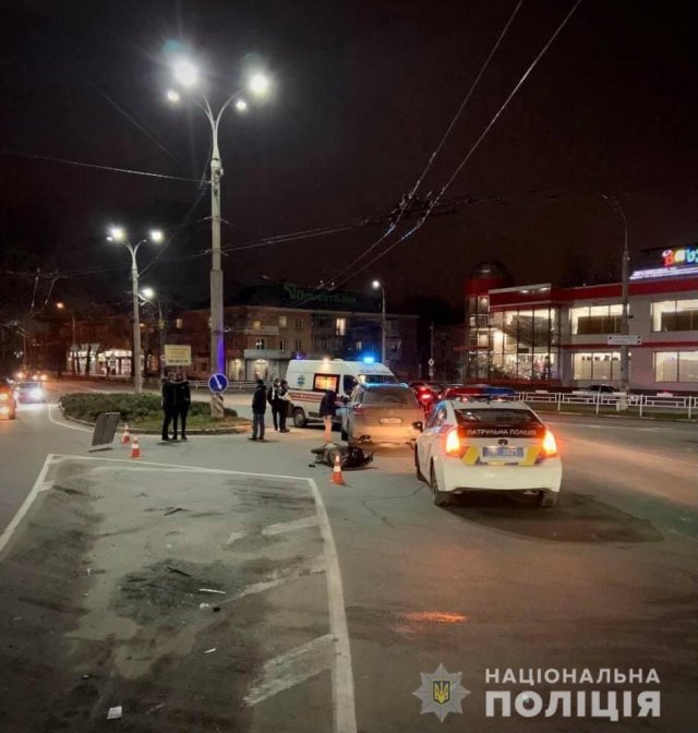 В Херсоне в ДТП тяжело травмировался человек. Полиция открыла уголовное производство