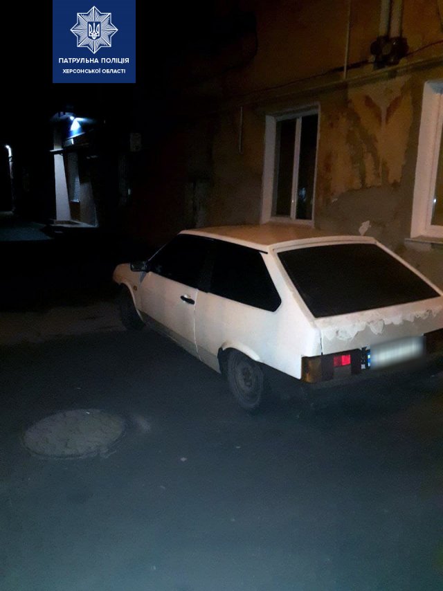 Минувшей ночью патрульные полицейские задержали в Херсоне 6 пьяных водителей