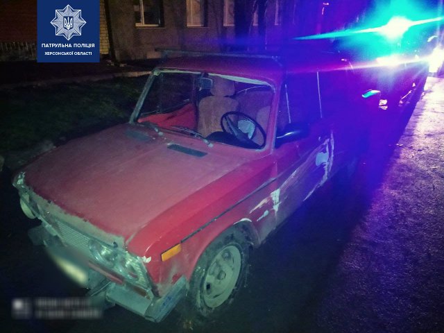Минувшей ночью патрульные полицейские задержали в Херсоне 6 пьяных водителей