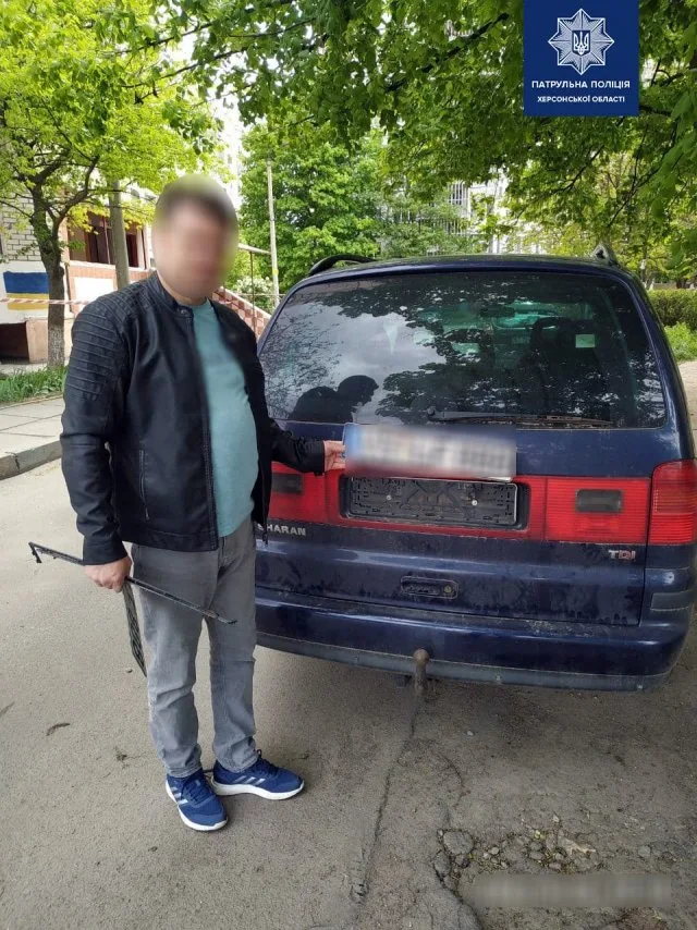 В Херсоне активизировались похитители автомобильных госномеров