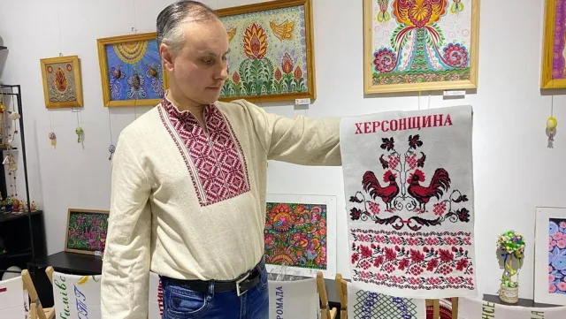 “Рушник єднання”: Херсонщина вишила свою частину рушника до всеукраїнського проєкту