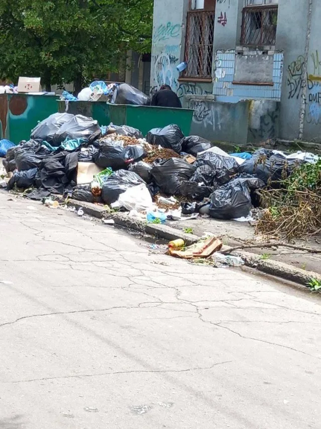 “Мусорная свалка”- так херсонцы называют одну из улиц города