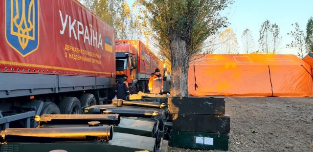 Как выглядит мобильный COVID-госпиталь, который разворачивают в Херсонской области