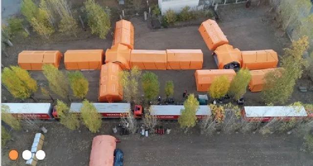 Как выглядит мобильный COVID-госпиталь, который разворачивают в Херсонской области