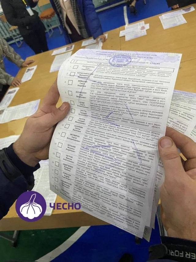 Как избиратели портили бюллетени